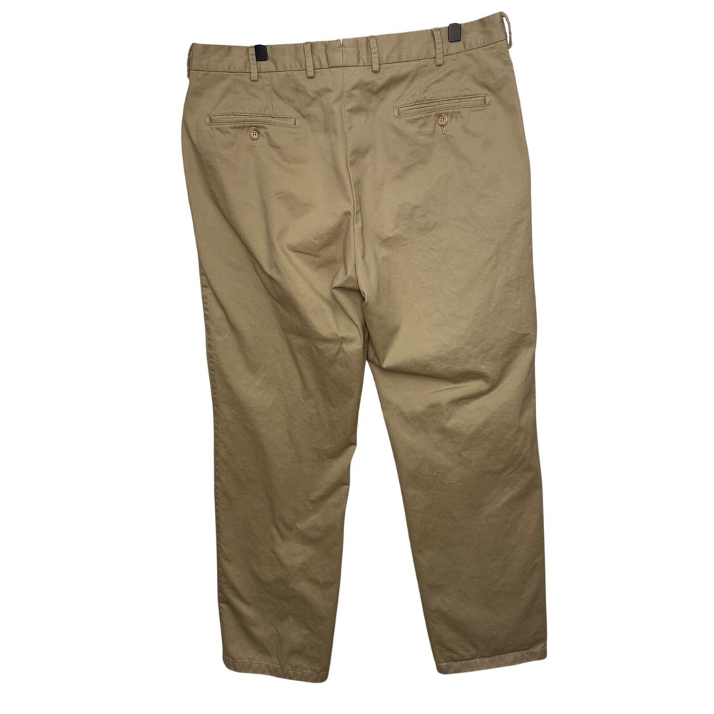 Peter Millar Men's Khaki Cotton Straight Leg Casual Dress Pants Size 36 - Picture 2 of 5